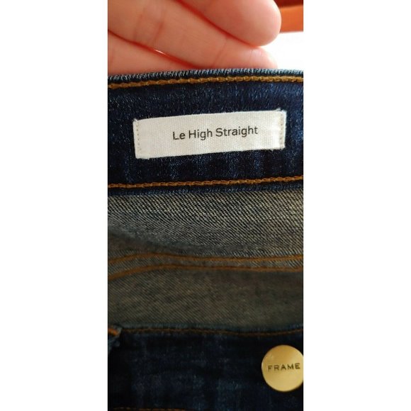 FRAME DENIM Le High Straight Randolph Stretch Deni - Picture 4 of 5